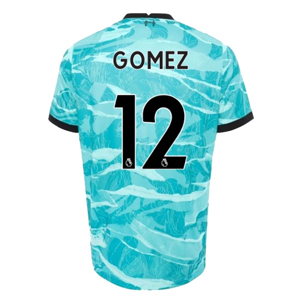 Camiseta Liverpool NO.12 Gomez 2ª Kit 2020 2021 Azul